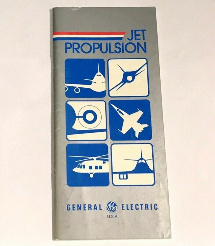 General Electric USA Jet Propulsion Airplane Aircraft Engine Turbine History VTG
