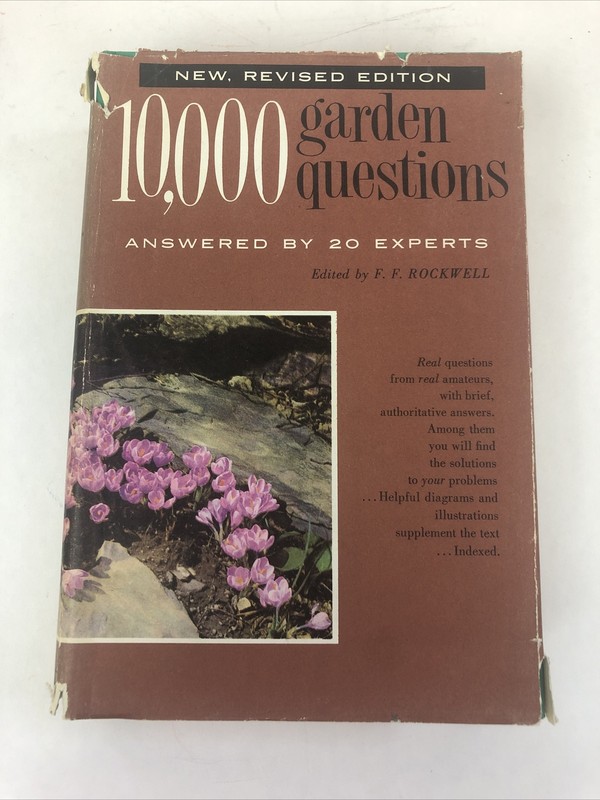 10000 Garden Questions Answered By 20 Experts 1959 Vol 1 BCE