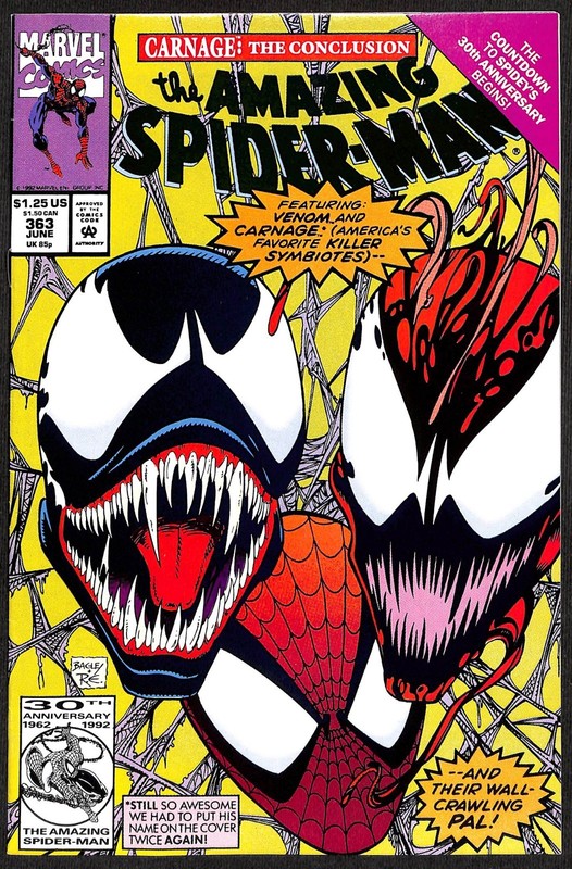 Amazing Spider-Man #363 3rd App Carnage VFN+