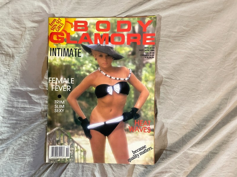 October 1988 BODY GLAMORE LINGERIE CATALOG Fashion Models Magazine Vintage