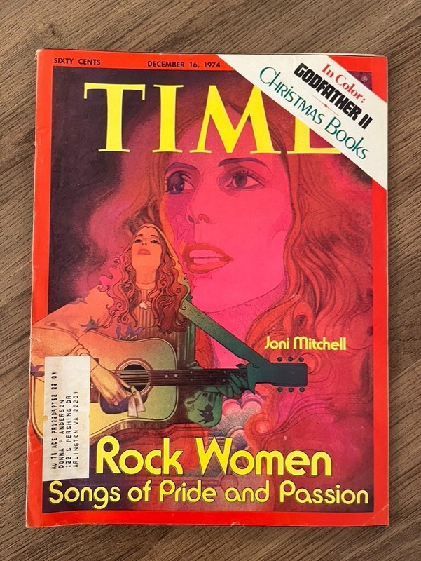 Vintage Time Magazine December 16 1974 ROCK WOMEN Joni Mitchell Godfather II