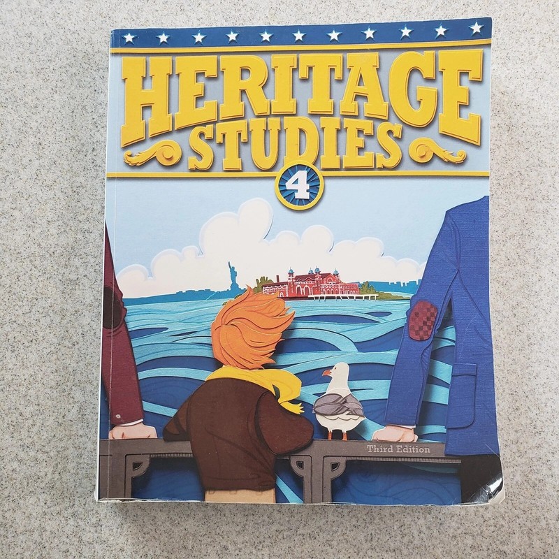 Heritage Studies Four Textbook 492 Pages Homeschool American History Christian