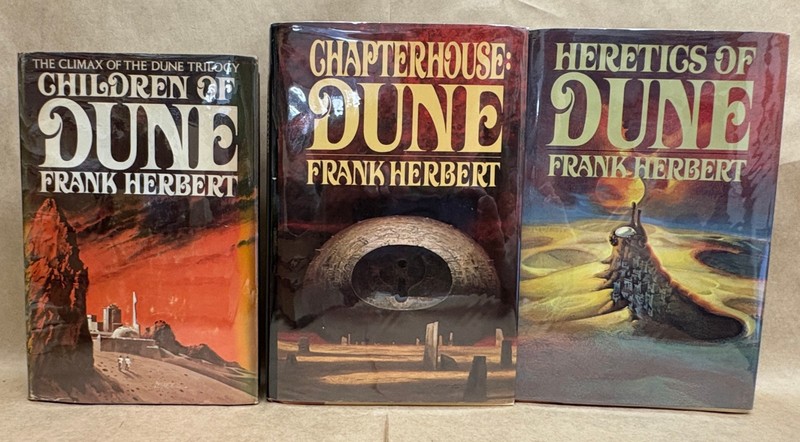Dune 1-6 Frank Herbert Original Cover HC w/ Dust Jackets Chapter House 1st ed. gallery