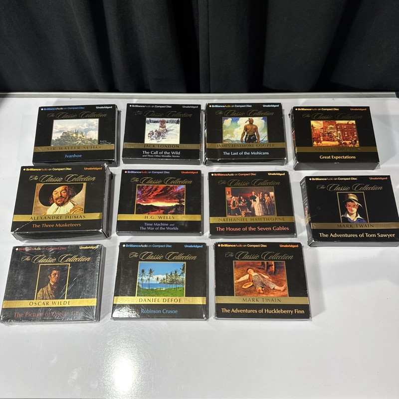 11 Brilliance Audio Classic Audiobooks on CD Lot Dorian Gray Twain gallery