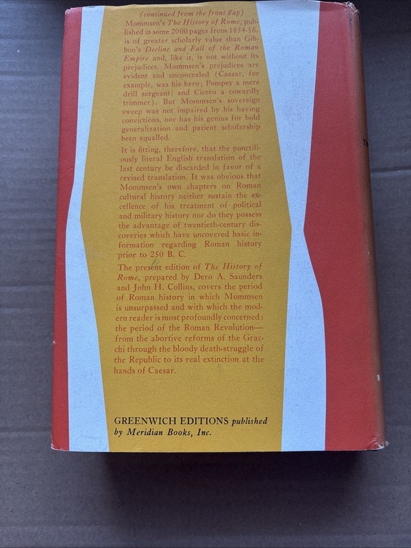 The History Of Rome Theodor Mommsen Hardcover gallery