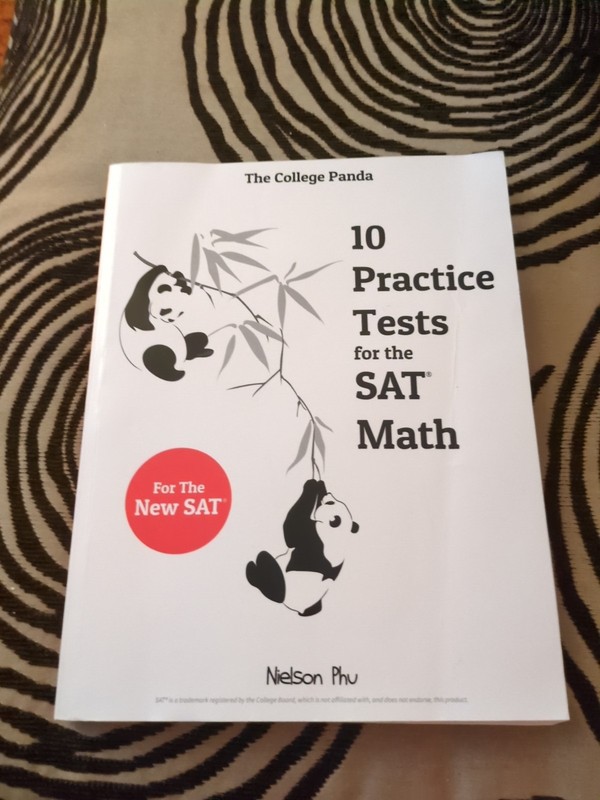 The College Panda’s 10 Practice Tests for the SAT Math, Like New