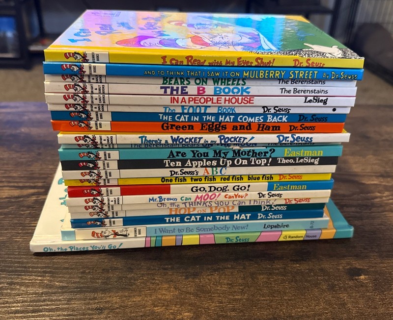 Dr. Seuss Large Book Lot Of 21 Books Hardcover
