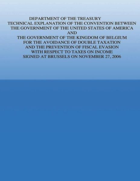 Department Of The Treasury Technical Explanation Of The Convention Between …