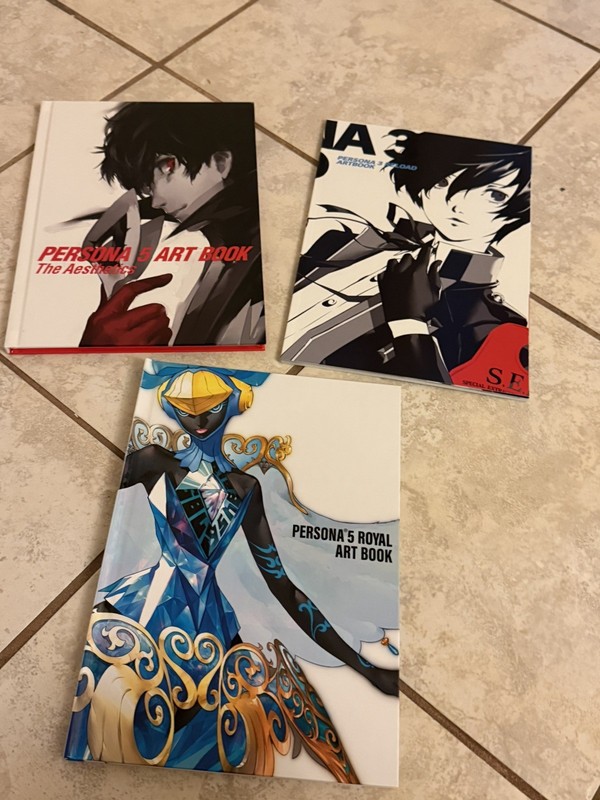 Persona 5 The Aesthetics, Persona 5 Royal, Persona 3 Reload Art Book Set of 3