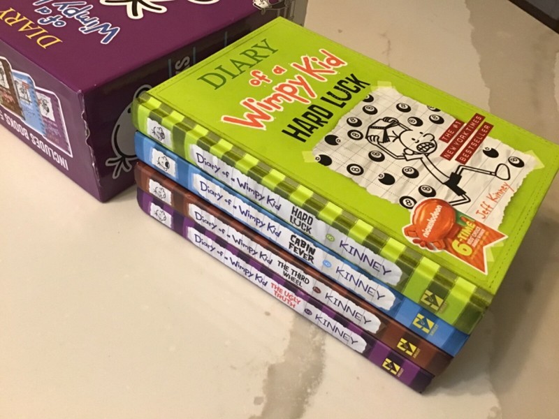 Diary of a Wimpy Kid Box of Books 5-8 in Hardcover by Jeff Kinney gallery