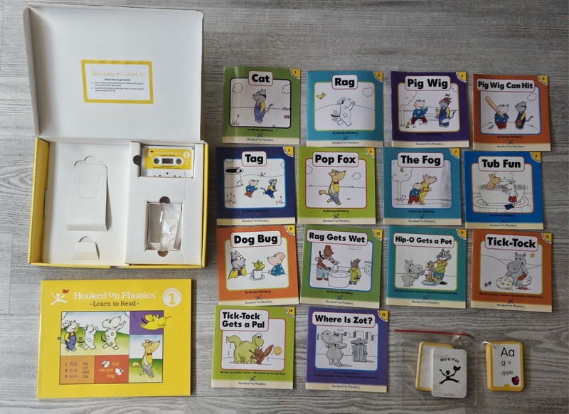 Hooked on Phonics Learn To Read Levels 1-5 Complete Box Set BUNDLE Extras Kits gallery