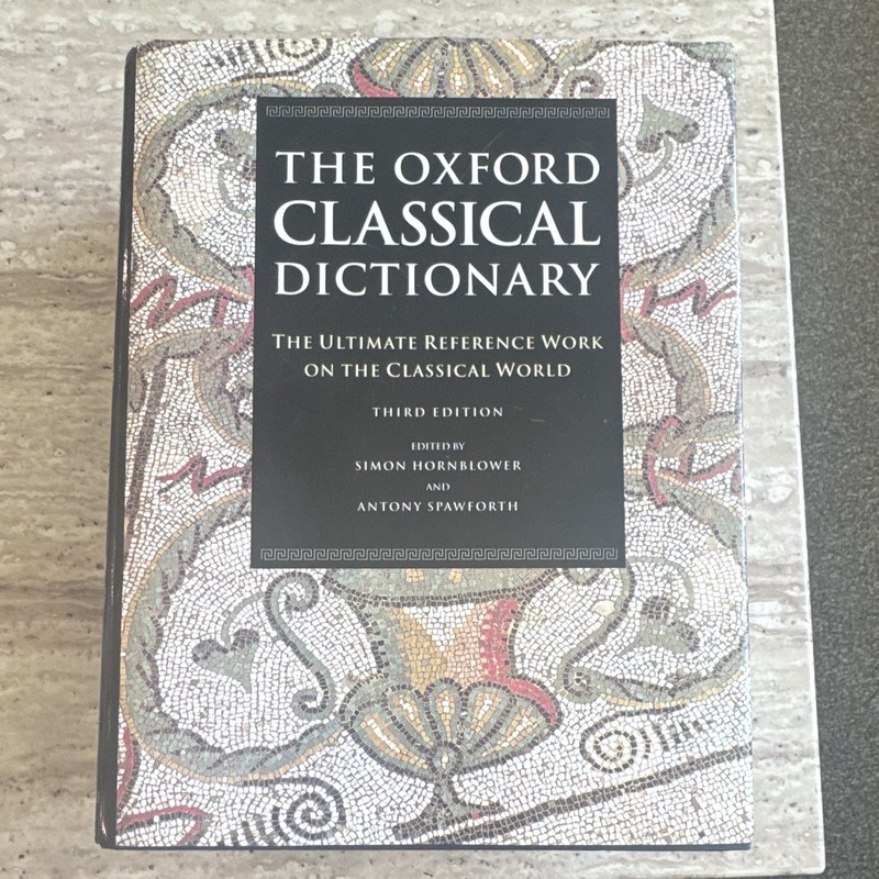 Oxford The Oxford Classical Dictionary 3rd Ed Hardcover Hornblower Spawforth