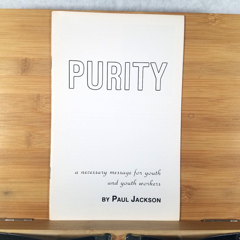Purity: A Necessary Message for Youth – Stapled Booklet by Paul Jackson