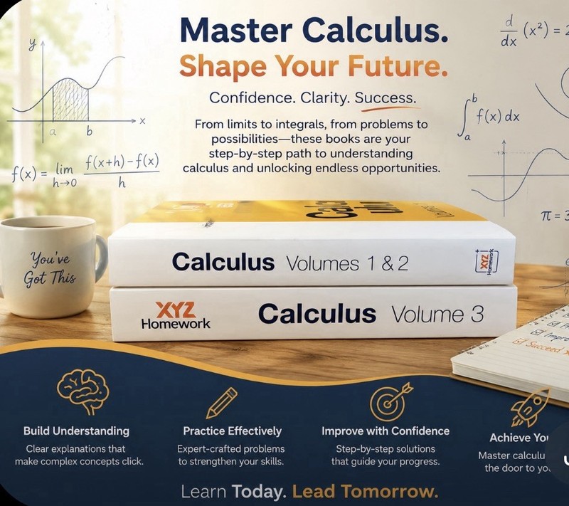 OpenStax Calculus Vol 1 2 3 + Solutions Manual Vol 1-2 Paperback Set