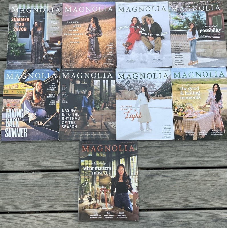 Magnolia Journal Magazine Joanna Gaines Lot of 21; 2019 - 2025 Good Condition gallery