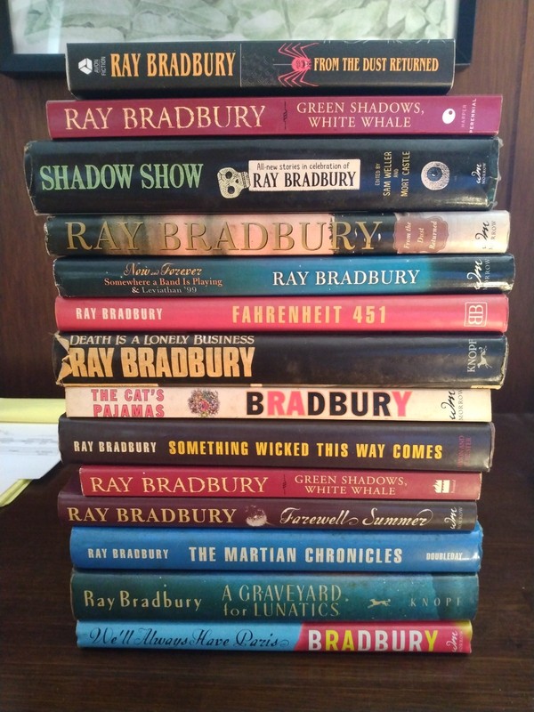 Lot of 13 Ray Bradbury Novels + one Collection of stories inspired by G/VG