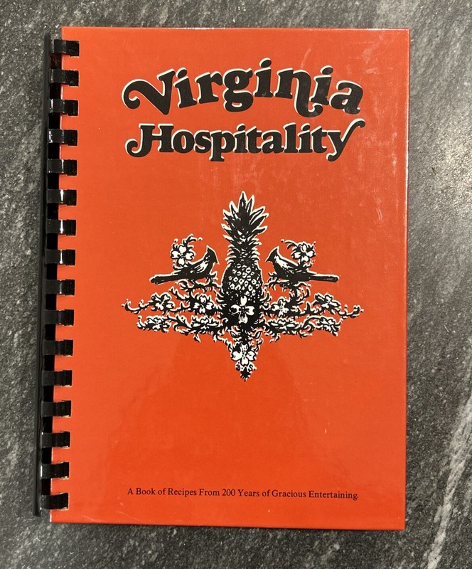 VTG 1991 Virginia Hospitality Junior League of Hampton Roads VA Cookbook