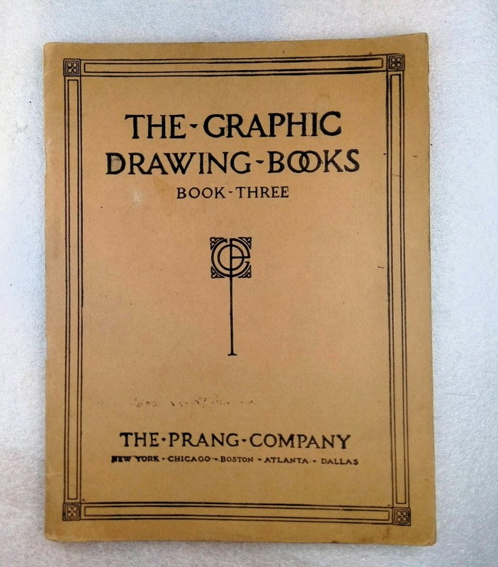 Graphic Drawing Books Book Three 1914 Art Education Prang Company