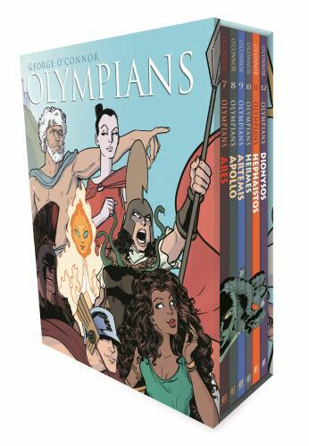 Olympians Boxed Set Books 7-12: Ares, Apollo, Artemis, Hermes, Hephaistos, and D