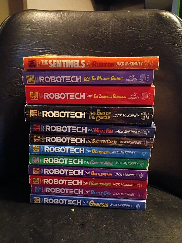 Robotech, The Sentinels Book Lot of 12 Jack McKinney, Del Rey books gallery