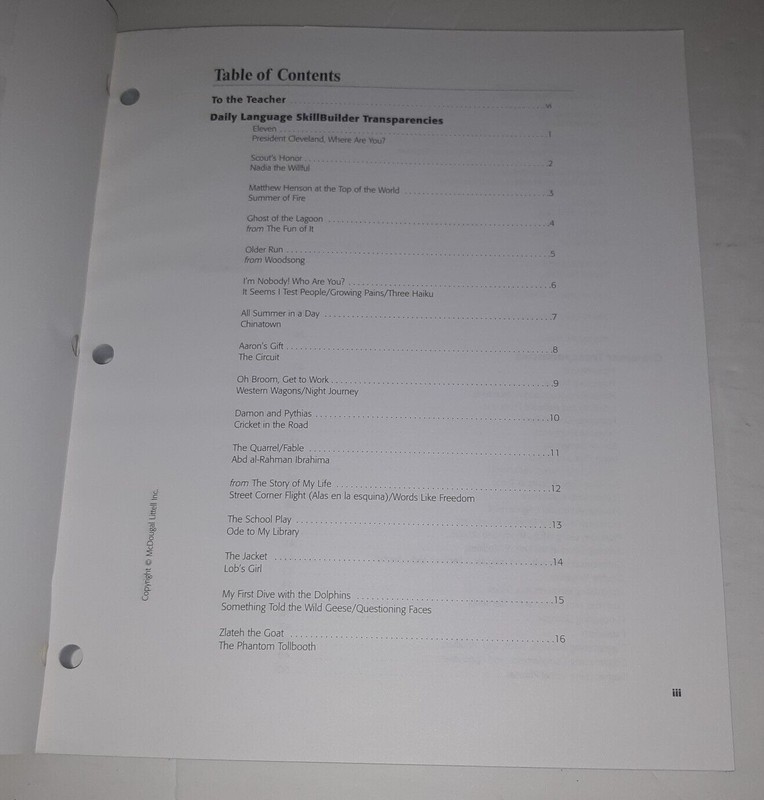 Language Transparencies The Language of Literature McDougal Littell Homeschool gallery