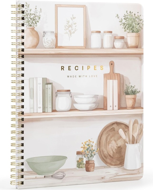 Beige Recipe Organizer - 106 Pages for Cherished Meals & Generational Flavors gallery
