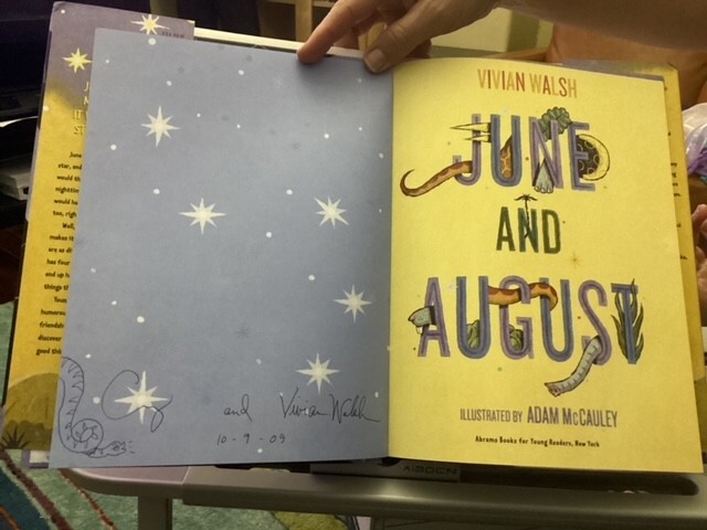 June and August by Vivian Walsh (2009, Hardcover) Signed by Author gallery