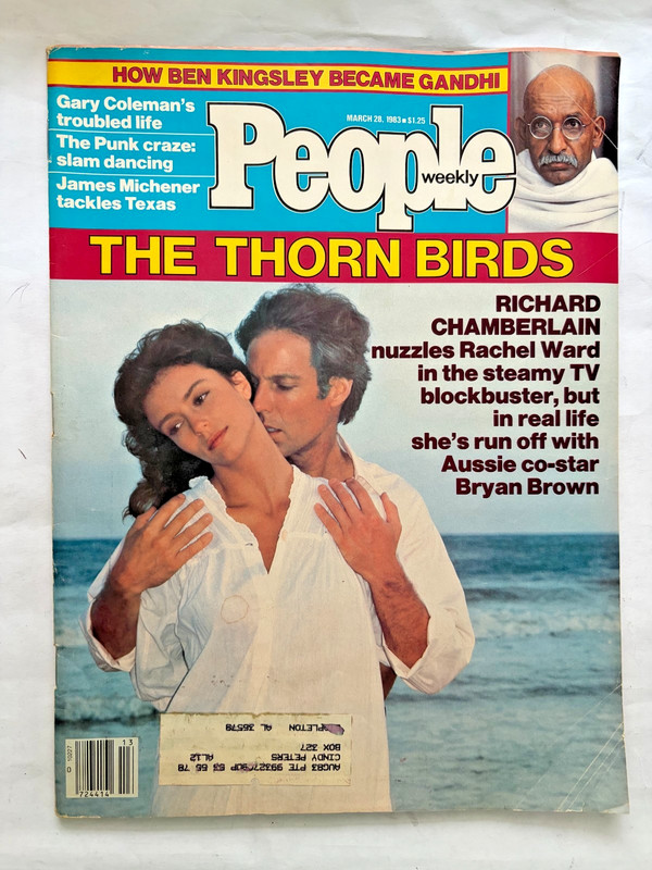 People Weekly Mar 28 1983 The Thorn Birds Richard Chamberlain Rachel Ward