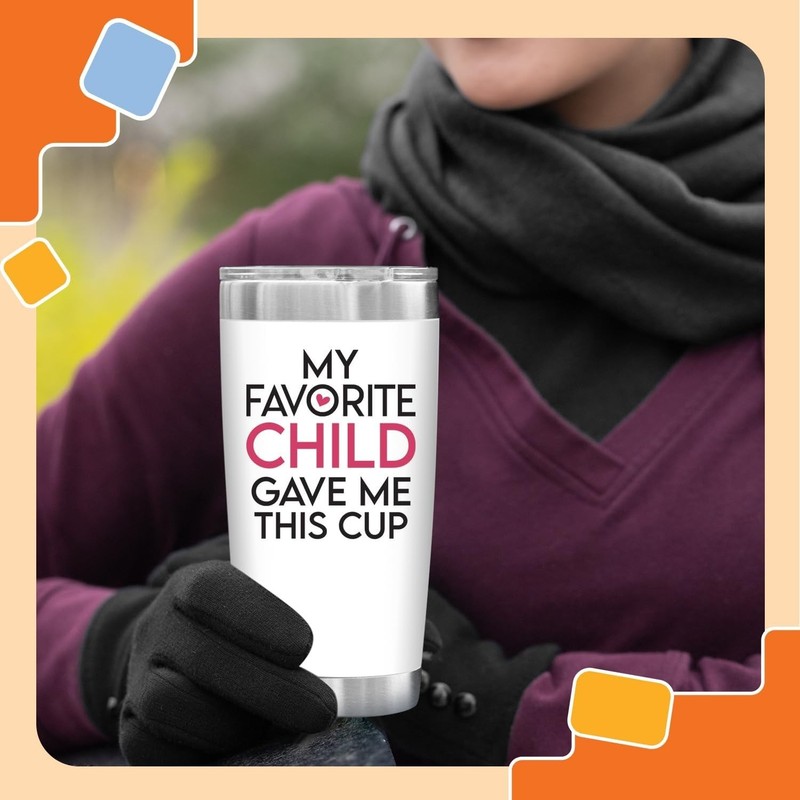 Cute 20 oz Double-Wall Tumbler for Moms - BPA-Free & Perfect for Any Occasion gallery