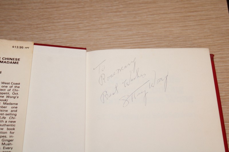 More Long-Life Chinese Cooking from Madame Wong by Sylvia Schulman SIGNED gallery