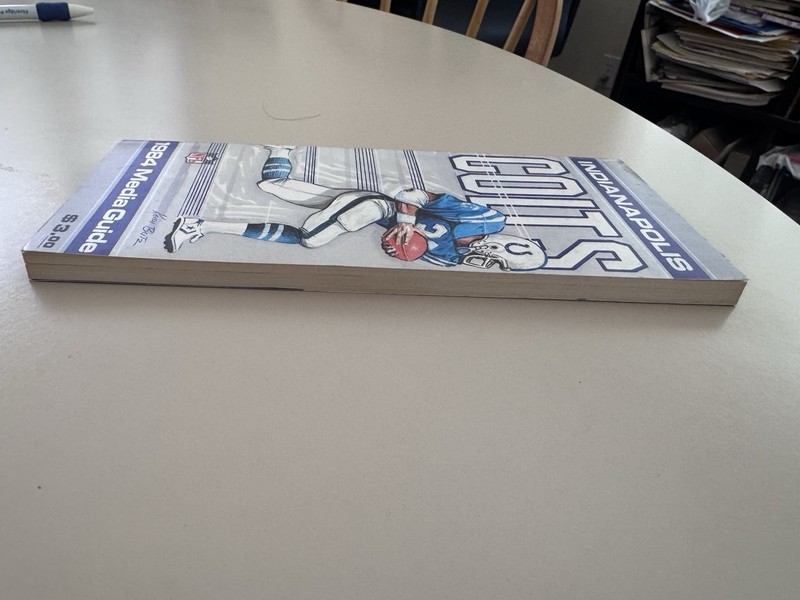 1984 Indianapolis Colts Media Guide Excellent Condition 168 Pages gallery