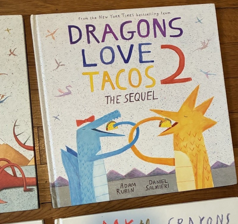 Lot of 4 Illustrated Children’s Books English Language Dragons Love Tacos etc. gallery