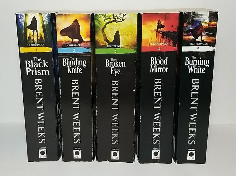 Brent Weeks Lightbringer Series Complete Vol 1-5 Trade Paperback Fantasy