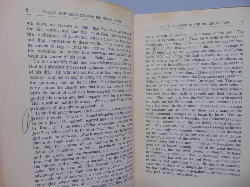 Paul The Missionary by Prof. L. Berkhof, B.D. (1937, Hardcover) gallery