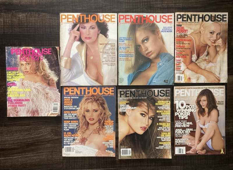 Penthouse Magazine lot of 7 From (1979-2011)