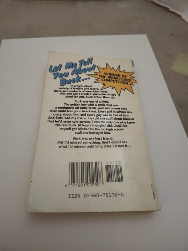 Buck Paperback Tamela Larimer 1986 First Avon Flare Printing LBGTQ+ Interest gallery