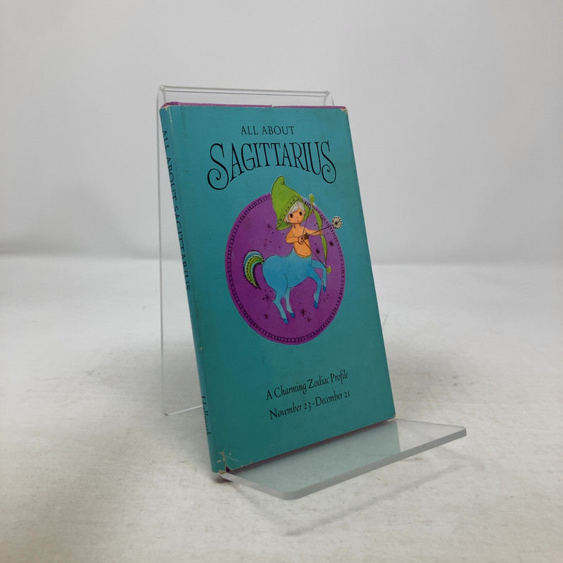 All About Sagittarius by Dean Walley HC First Edition Very Good 1970