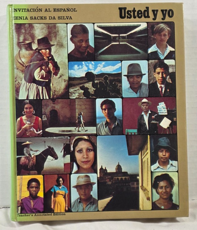 Usted Y Yo Invitacion Al Espanol Hardcover Book-With Teachers Manual 502 pages