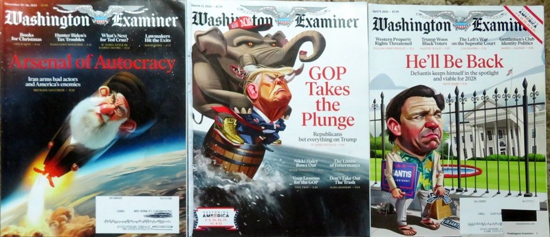 WASHINGTON EXAMINER Magazine - Five (5) Issues from Dec. 2023, Mar-May 2024 gallery
