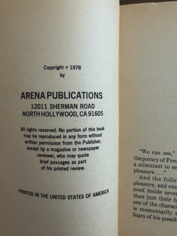 NIGHT OF THE ANIMALS by Kyle Reich, Arena Pub 1978 Gay Pulp, Golden Boy Books VG gallery