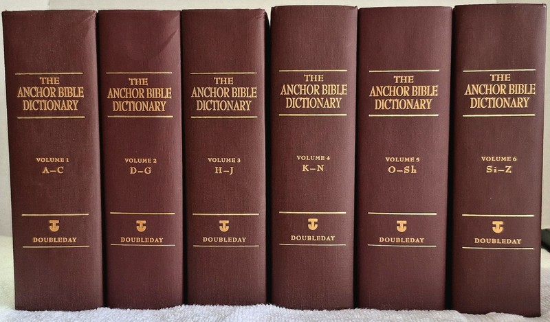 The Anchor Bible Dictionary (1992 • Complete 6‑Volume Set • Doubleday) VG