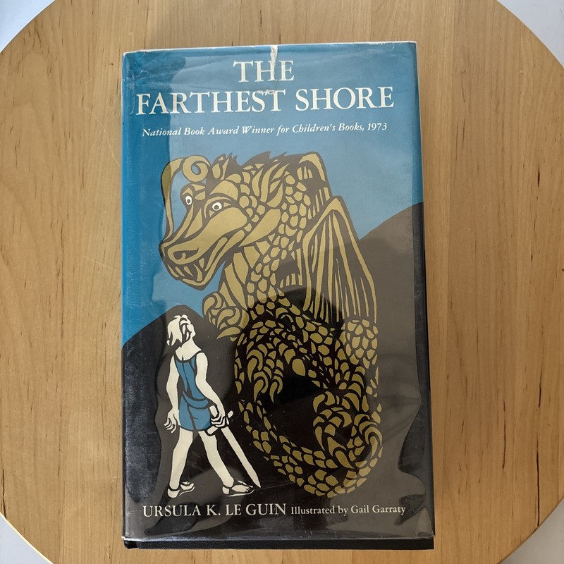 The Farthest Shore Ursula Le Guin Hardcover 1984 Atheneum 7th Printing DJ