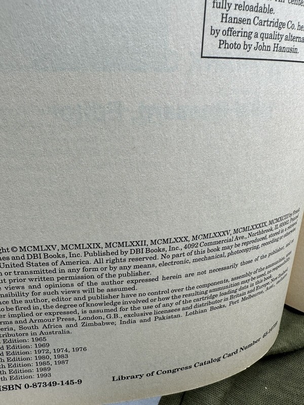 Cartridges of the World - 7th Edition,Revised and Expanded. 464 Pages. F. Barnes gallery