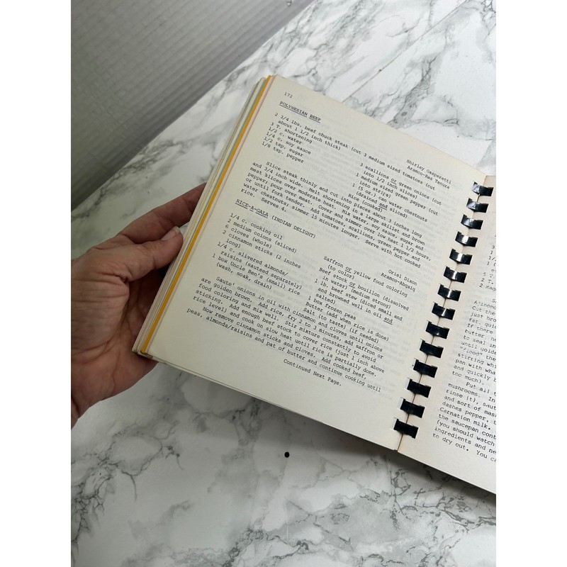 Al Hasa Saudi Arabia Cookbook 1976 Vintage Aramco Community Recipes Orange Rare gallery