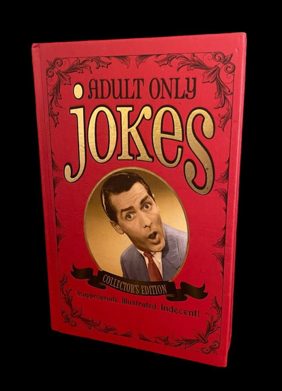 Adult Only Jokes Hardcover Book Collectors Edition Retro Inappropriate Humor gallery
