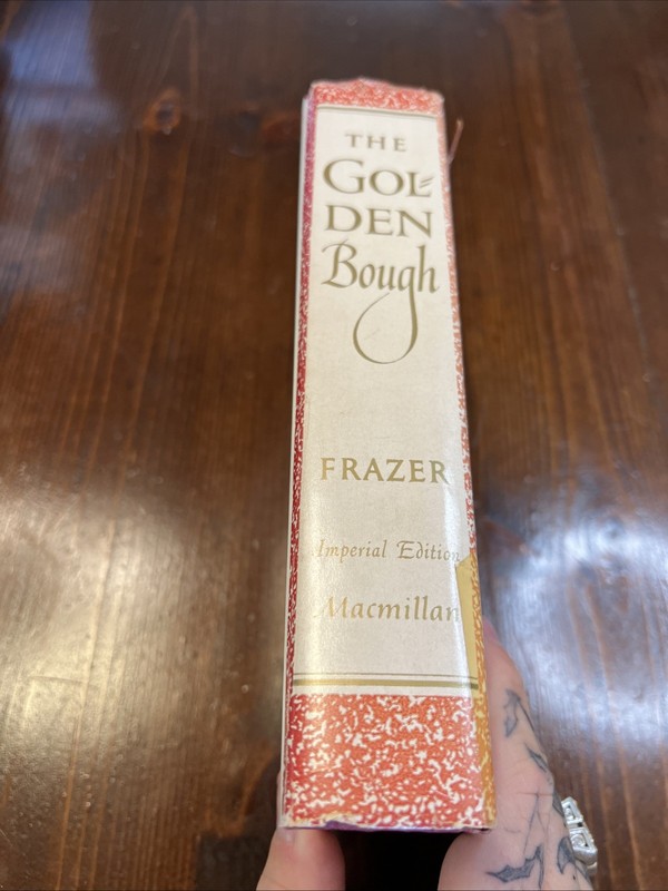 THE GOLDEN BOUGH by Sir James G. Frazer in 1 Vol. Abridged VG HC w/DJ gallery