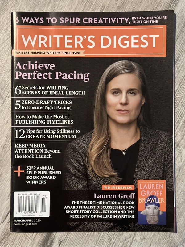 WRITER’S DIGEST MAGAZINE MARCH APRIL 2026 LAUREN GROFF