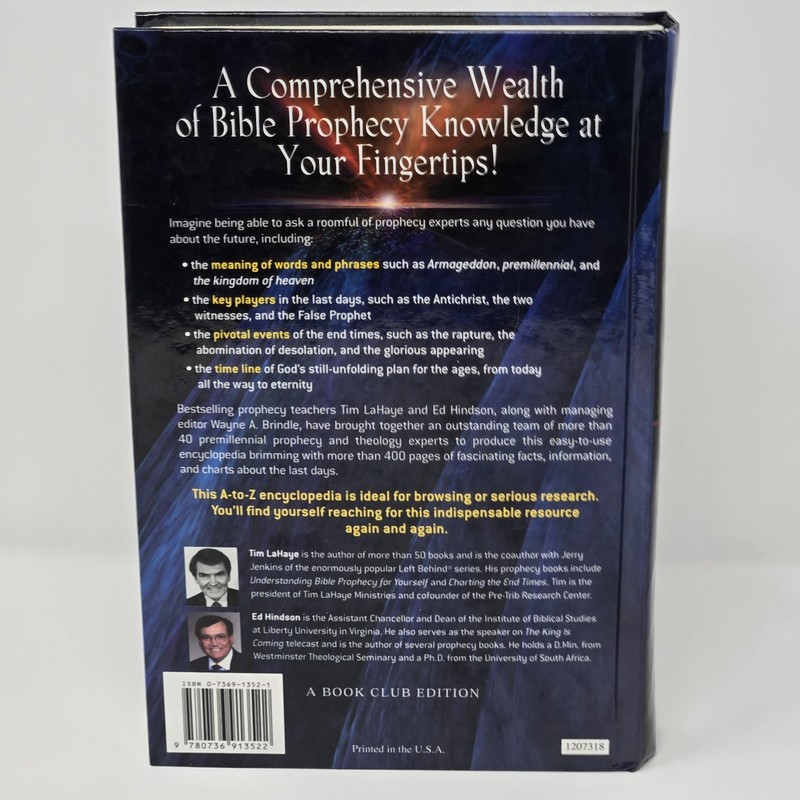 The Popular Encyclopedia of Bible Prophecy Tim LaHaye Ed Hindson Hardcover gallery