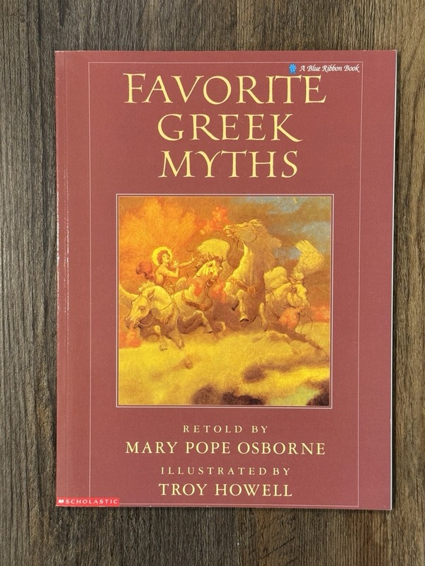 Favorite Greek Myths by Mary Pope Osborne (Trade Paperback)