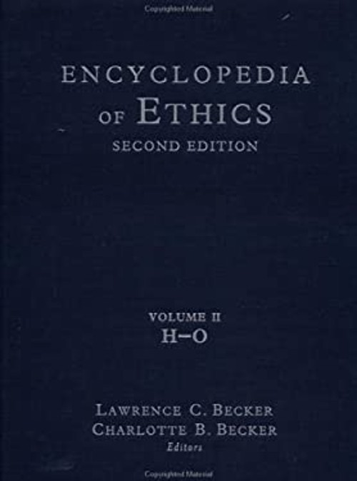 Encyclopedia of Ethics Hardcover